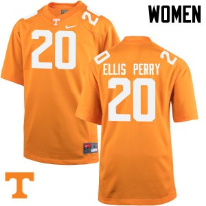 Womens #20 Vincent Ellis Perry Tennessee Volunteers Limited Football Orange Jersey 469182-406