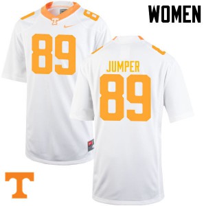 Womens #89 Will Jumper Tennessee Volunteers Limited Football White Jersey 596331-806