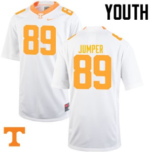 Youth #89 Will Jumper Tennessee Volunteers Limited Football White Jersey 252197-350