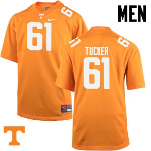 Mens #61 Willis Tucker Tennessee Volunteers Limited Football Orange Jersey 657348-406