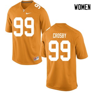Womens #99 Eric Crosby Tennessee Volunteers Limited Football Orange Jersey 189136-682