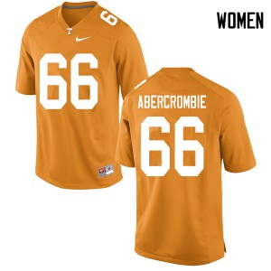 Womens #66 Jarious Abercrombie Tennessee Volunteers Limited Football Orange Jersey 951185-344