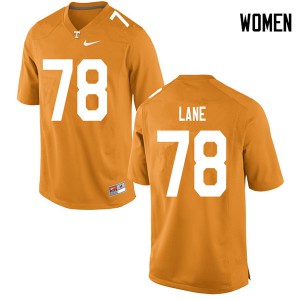Womens #78 Ollie Lane Tennessee Volunteers Limited Football Orange Jersey 996746-888