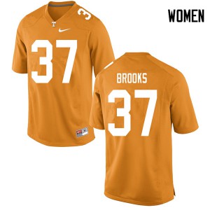 Womens #37 Paxton Brooks Tennessee Volunteers Limited Football Orange Jersey 676011-260