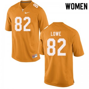 Womens #82 Jackson Lowe Tennessee Volunteers Limited Football Orange Jersey 428654-655