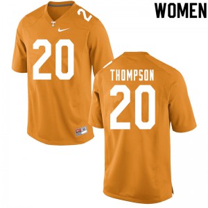 Womens #20 Bryce Thompson Tennessee Volunteers Limited Football Orange Jersey 634204-182