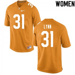 Womens #31 Luke Lynn Tennessee Volunteers Limited Football Orange Jersey 992478-934