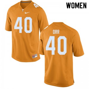 Womens #40 Fred Orr Tennessee Volunteers Limited Football Orange Jersey 212572-212