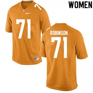 Womens #71 James Robinson Tennessee Volunteers Limited Football Orange Jersey 668696-353