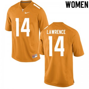 Womens #14 Key Lawrence Tennessee Volunteers Limited Football Orange Jersey 831673-764