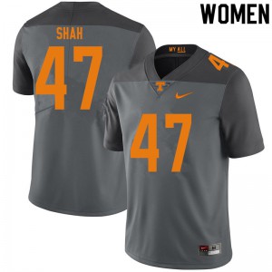 Womens #47 Sayeed Shah Tennessee Volunteers Limited Football Gray Jersey 566273-944