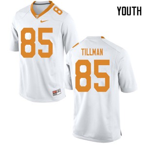 Youth #85 Cedric Tillman Tennessee Volunteers Limited Football White Jersey 710308-980