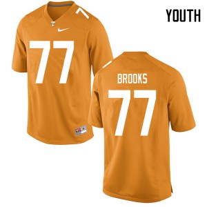 Youth #77 Devante Brooks Tennessee Volunteers Limited Football Orange Jersey 938004-424
