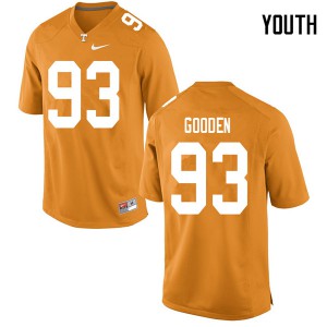 Youth #93 Emmit Gooden Tennessee Volunteers Limited Football Orange Jersey 660147-323