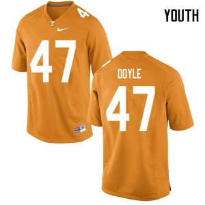 Youth #47 Joe Doyle Tennessee Volunteers Limited Football Orange Jersey 481355-380