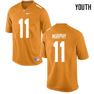 Youth #11 Jordan Murphy Tennessee Volunteers Limited Football Orange Jersey 613721-924