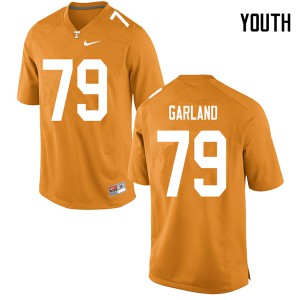 Youth #79 Kurott Garland Tennessee Volunteers Limited Football Orange Jersey 221109-409