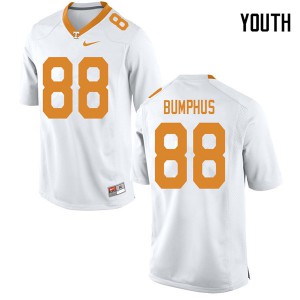 Youth #88 LaTrell Bumphus Tennessee Volunteers Limited Football White Jersey 607449-768