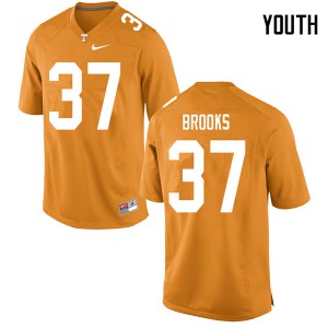 Youth #37 Paxton Brooks Tennessee Volunteers Limited Football Orange Jersey 355762-188
