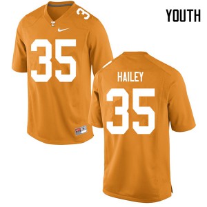 Youth #35 Ramsey Hailey Tennessee Volunteers Limited Football Orange Jersey 663844-236