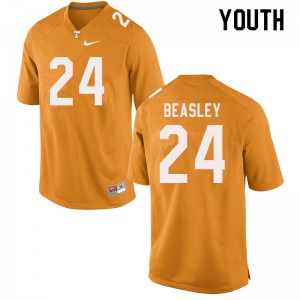 Youth #24 Aaron Beasley Tennessee Volunteers Limited Football Orange Jersey 170006-704