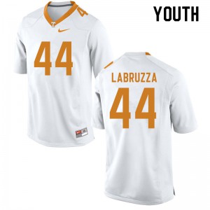Youth #44 Cheyenne Labruzza Tennessee Volunteers Limited Football White Jersey 491311-479