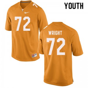 Youth #72 Darnell Wright Tennessee Volunteers Limited Football Orange Jersey 505152-136