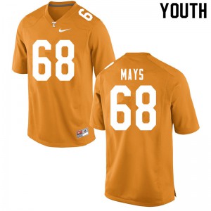 Youth #68 Cade Mays Tennessee Volunteers Limited Football Orange Jersey 169946-771