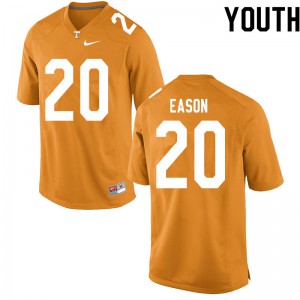 Youth #20 Bryson Eason Tennessee Volunteers Limited Football Orange Jersey 863172-697