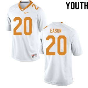 Youth #20 Bryson Eason Tennessee Volunteers Limited Football White Jersey 932360-341