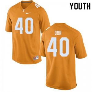 Youth #40 Fred Orr Tennessee Volunteers Limited Football Orange Jersey 794469-981