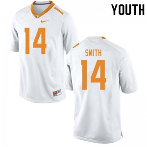 Youth #14 Spencer Smith Tennessee Volunteers Limited Football White Jersey 921312-811