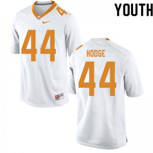 Youth #44 Tee Hodge Tennessee Volunteers Limited Football White Jersey 672996-301