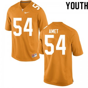 Youth #54 Tim Amet Tennessee Volunteers Limited Football Orange Jersey 149871-589
