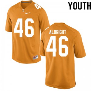 Youth #46 Will Albright Tennessee Volunteers Limited Football Orange Jersey 879844-384